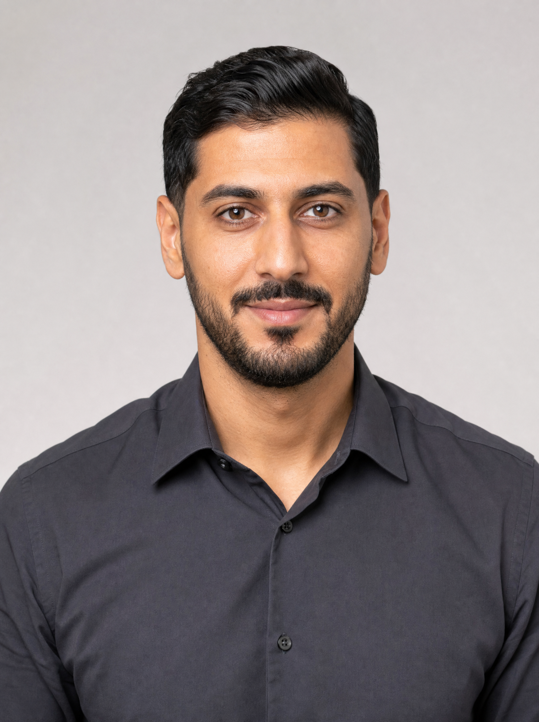 AI-generated illustration of a man, used to illustrate a Dubai-based tenant scenario. Not a real customer.